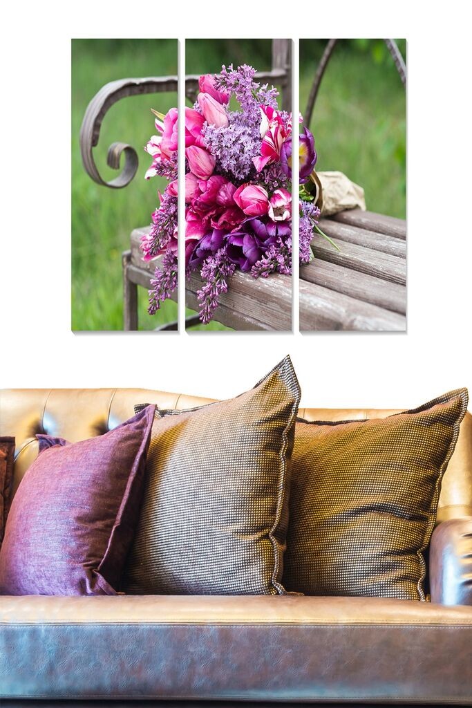 Wallity Сет Врамени MDF Слика Myk3001-2, 3 Дела