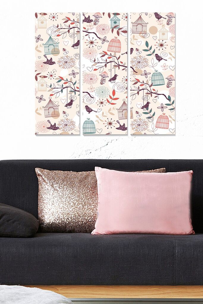 Wallity Сет Слики MDF6987362, 3 Дела