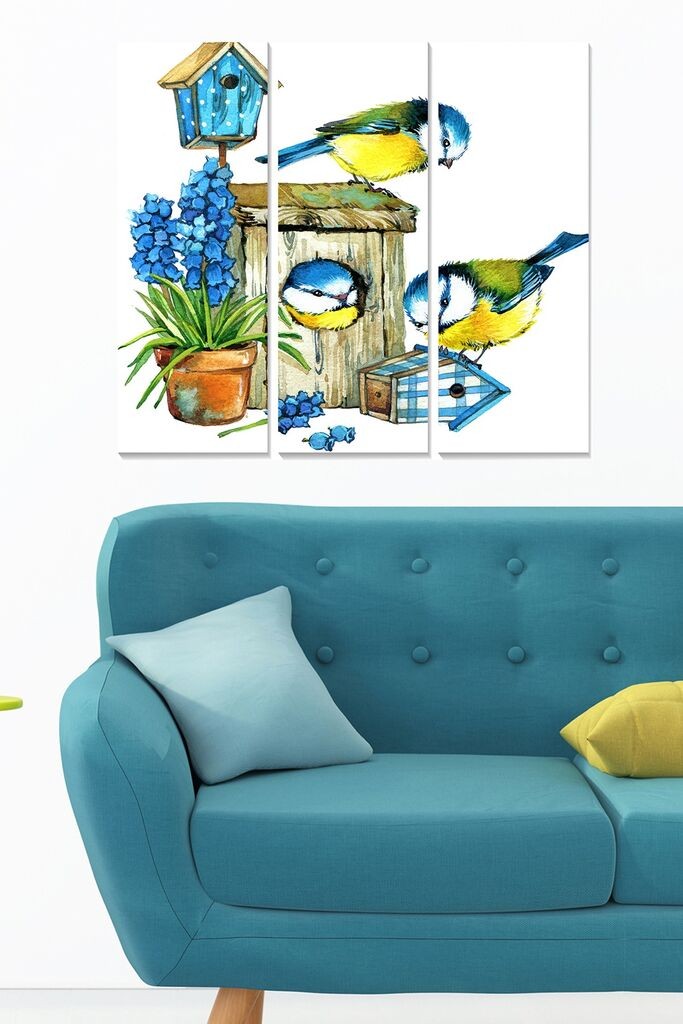 Wallity Сет Слики MDF6730467, 3 Дела