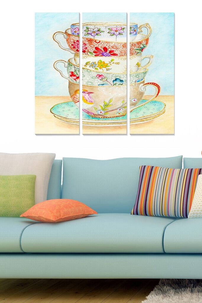 Wallity Сет Слики MDF7436501494490, 3 Дела