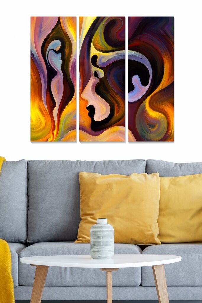 Wallity Сет Слики MDF93596767, 3 Дела