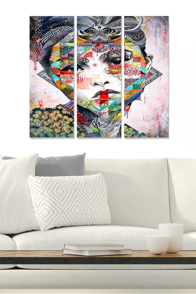 Wallity Сет Слики MDF7436501594565, 3 Дела