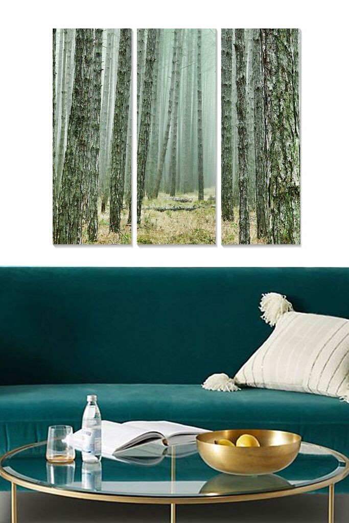 Wallity Слика со LED Осветлување The Great Wave off Kanagawa, 66x99 cm