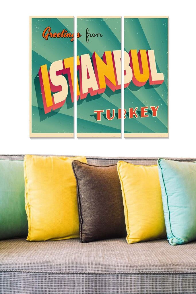 Wallity Сет Слики MDF8864171, 3 Дела