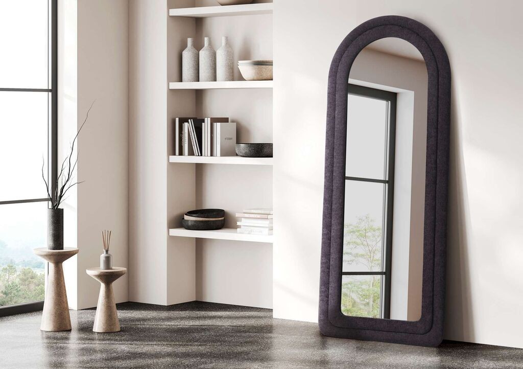 Подно огледало Hanah Home Doga, 65 см x 170 см, црно