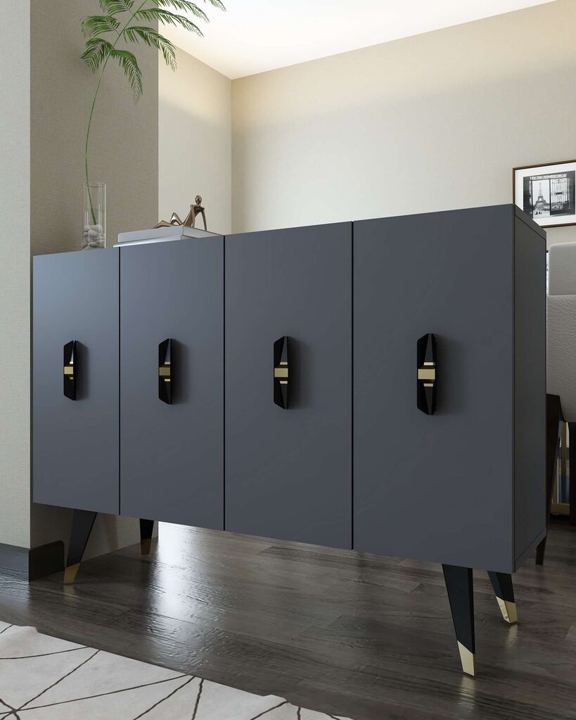 Hanah Home Console 8170KM-32, 120x80x29,6 см, Антрацит