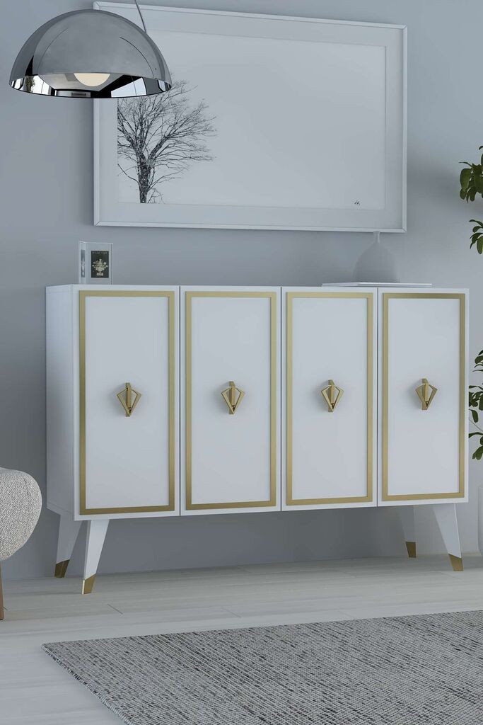 Hanah Home Console 8177KM-32, 120x80x29,6 см, бела