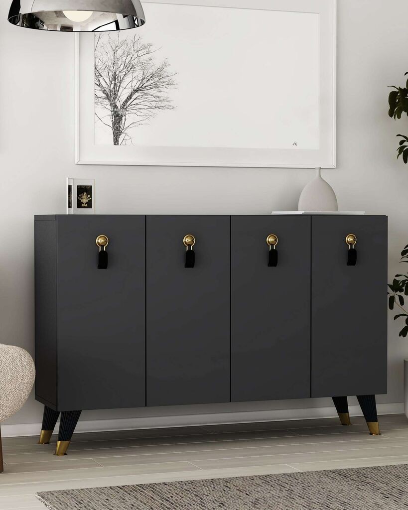 Hanah Home Console 8179KM-32, 120x80x29,6 см, Антрацит