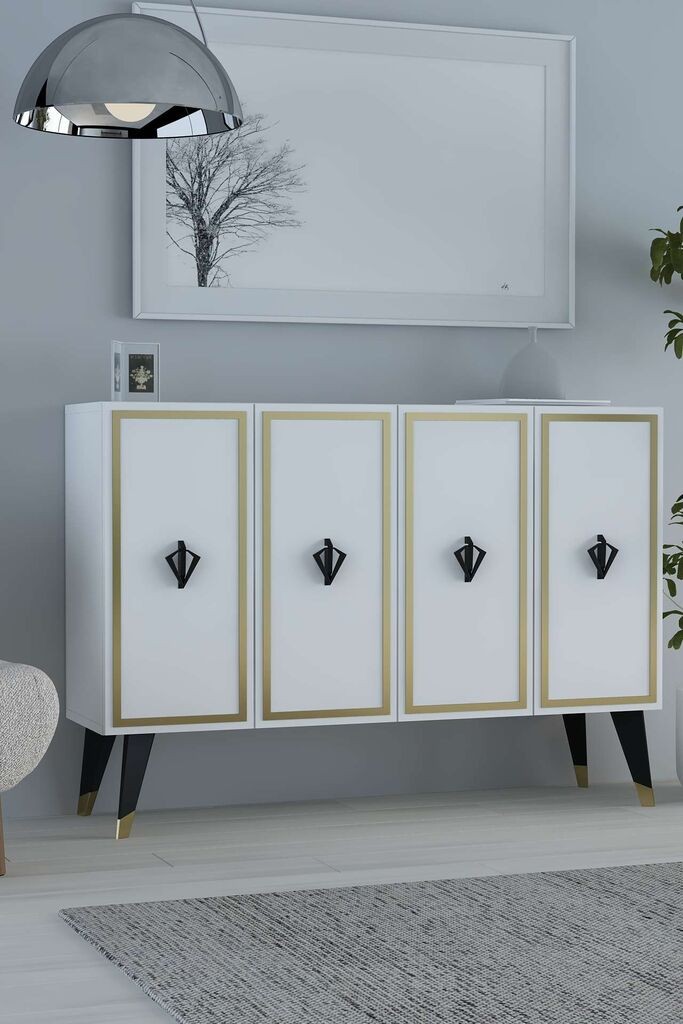 Hanah Home Console 8178KM-32, 120x80x29,6 см, бела