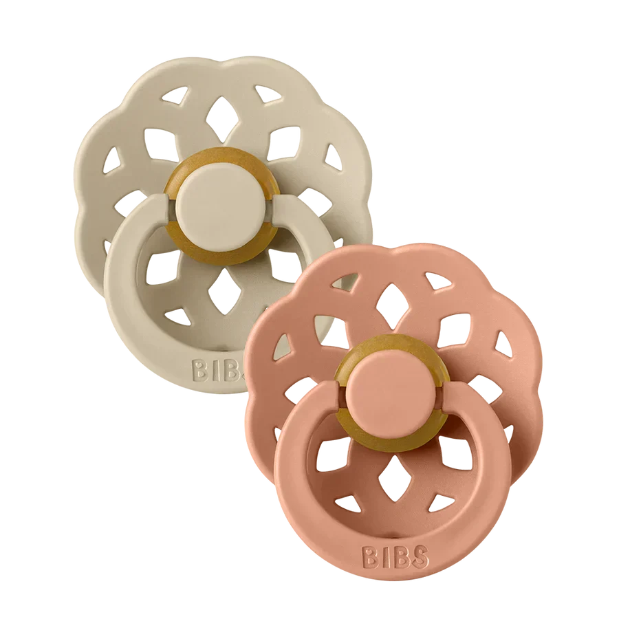 BIBS Цуцла BOHEME VANILA/PEACH, големина 2