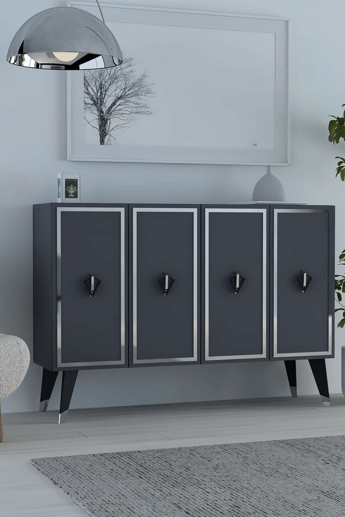 Hanah Home Console 8176KM-32, 120x80x29,6 см, Антрацит