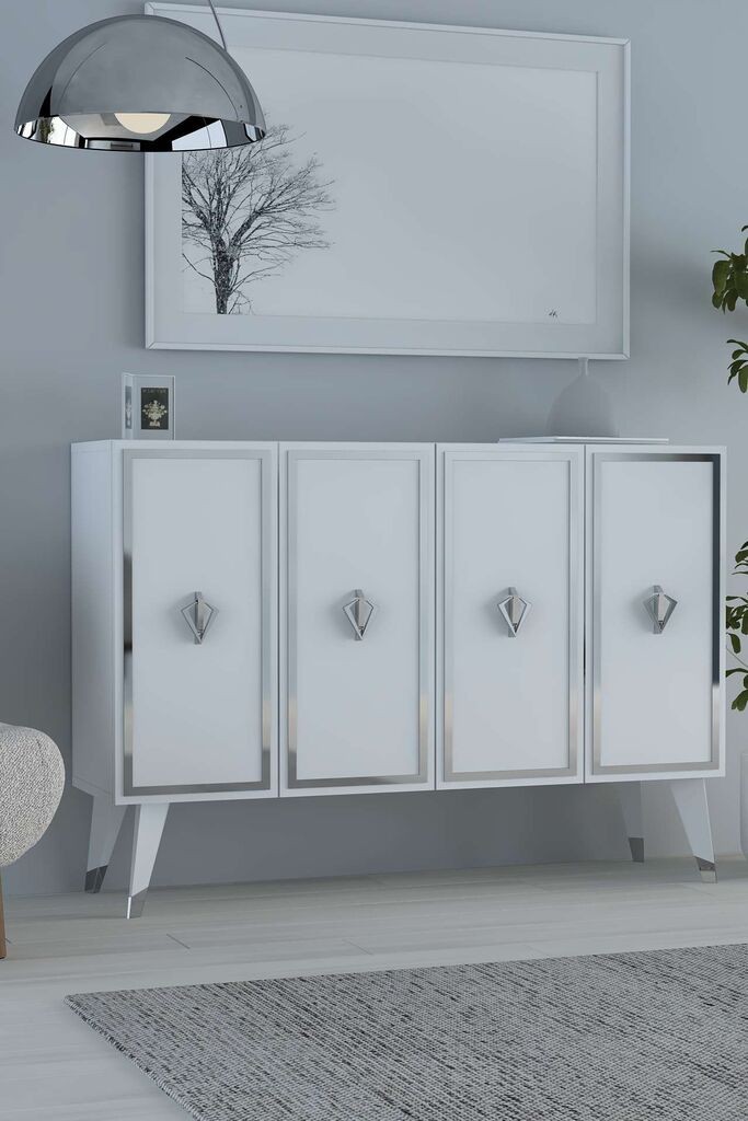 Hanah Home Console 8177KM-32, 120x80x29,6 см, бела