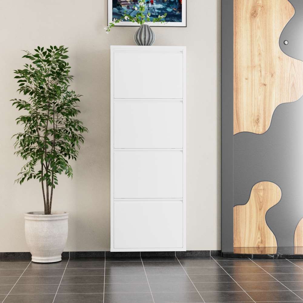 Полица за чевли Hanah Home, 50x136x15 см, бела