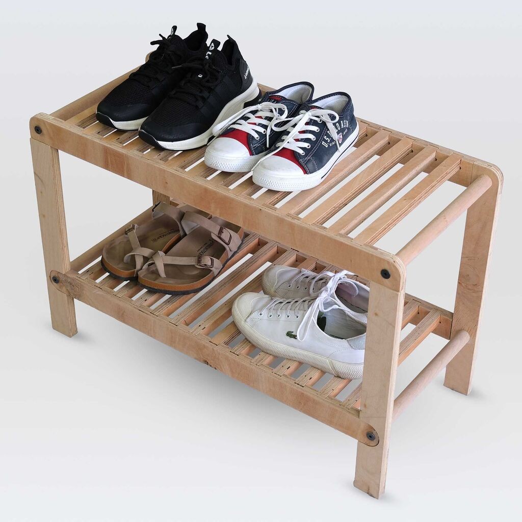 Полица за чевли Hanah Home CPT4822-70, 70x45x30 см, бела