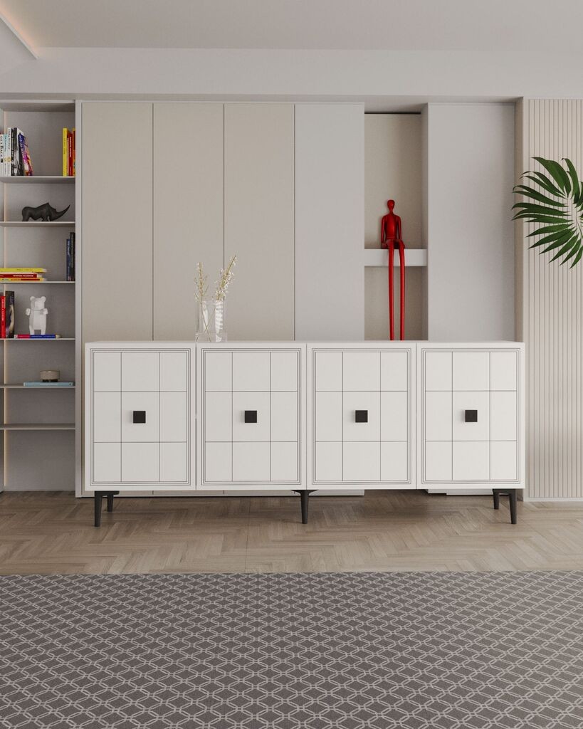 Hanah Home Console Yuka 150, 150x75x32 см, бела