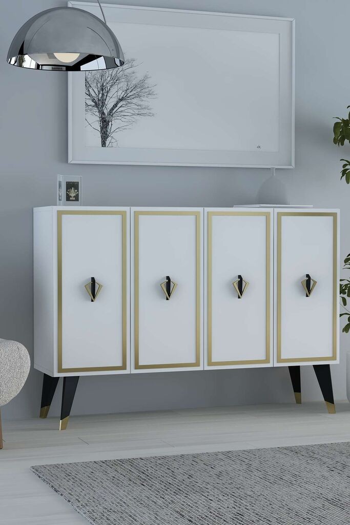 Hanah Home Console 8175KM-32, 120x80x29,6 см, бела