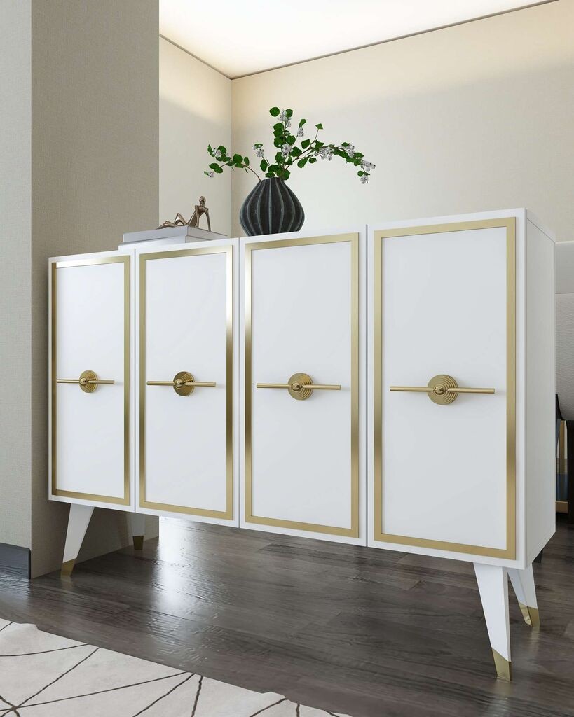 Hanah Home Console 8174KM-32, 120x80x29,6 см, бела