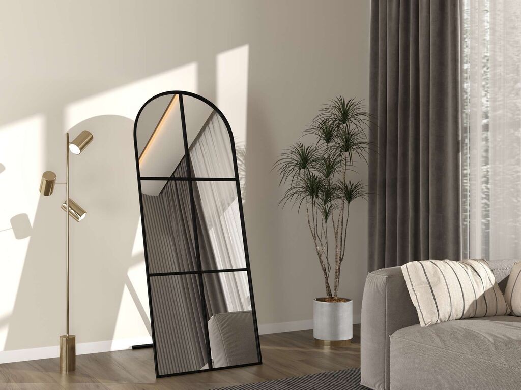 Огледало за под Hanah Home Influencer, 70 см x 180 см, црно