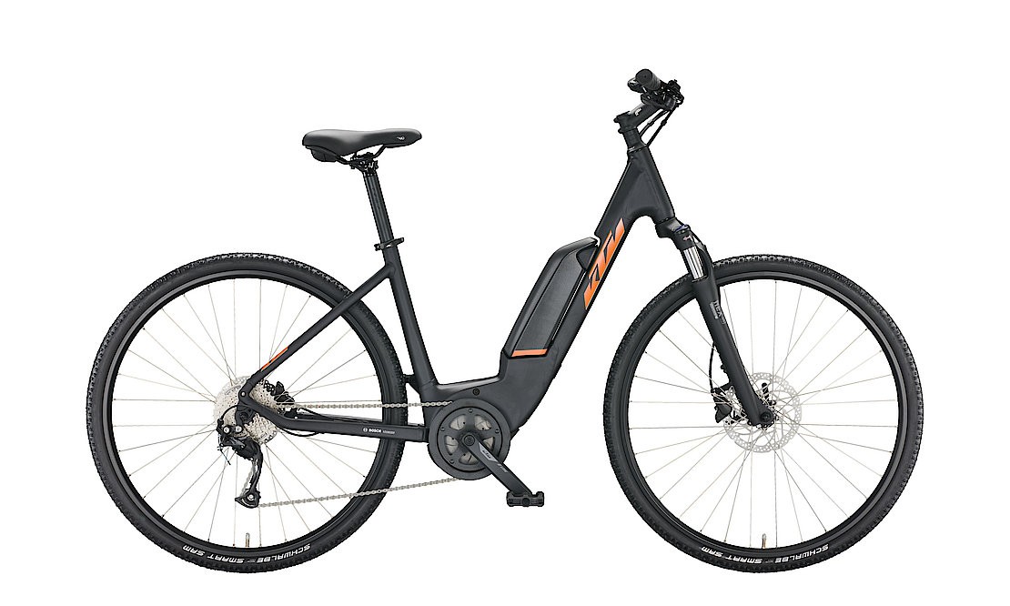 KTM е-Велосипед  MACINA Cross A410, 56, црн