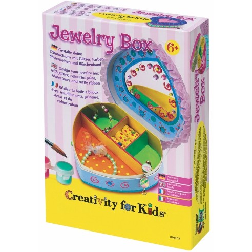 FABER CASTELL Креативен Сет, Кутија За Накит, Jewelry Box, 180853, Виолетова