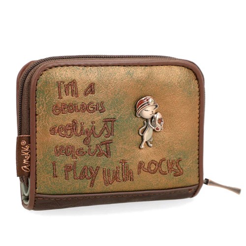 ANEKKE Паричник, RFID , 1 Патент + Прегради , Outer, 39819-903, 10*9*2цм