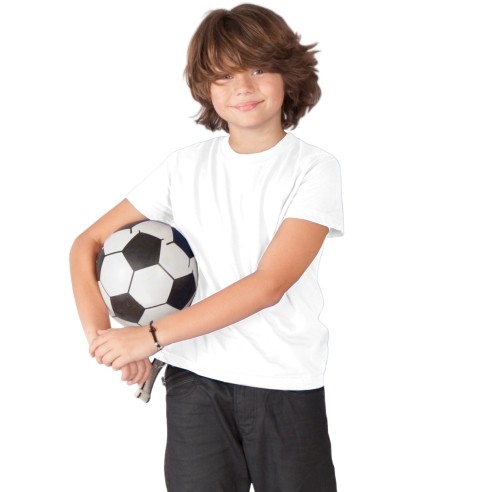 KEYA Маица, Детска, L, 100% Памук, T-shirt, YC150, 45*60*16цм, Бела