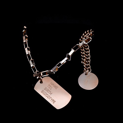 BG OFFICE Накит, Ланче, 356-32, Розева златна