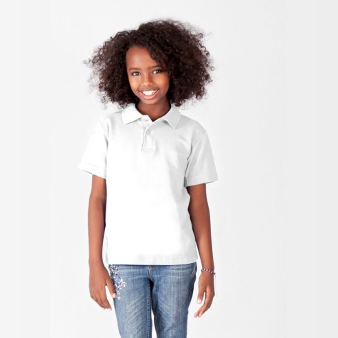 KEYA Маица, Детска, L, 100% Памук, Polo shirt, YPS180, 45*60*18цм, Бела