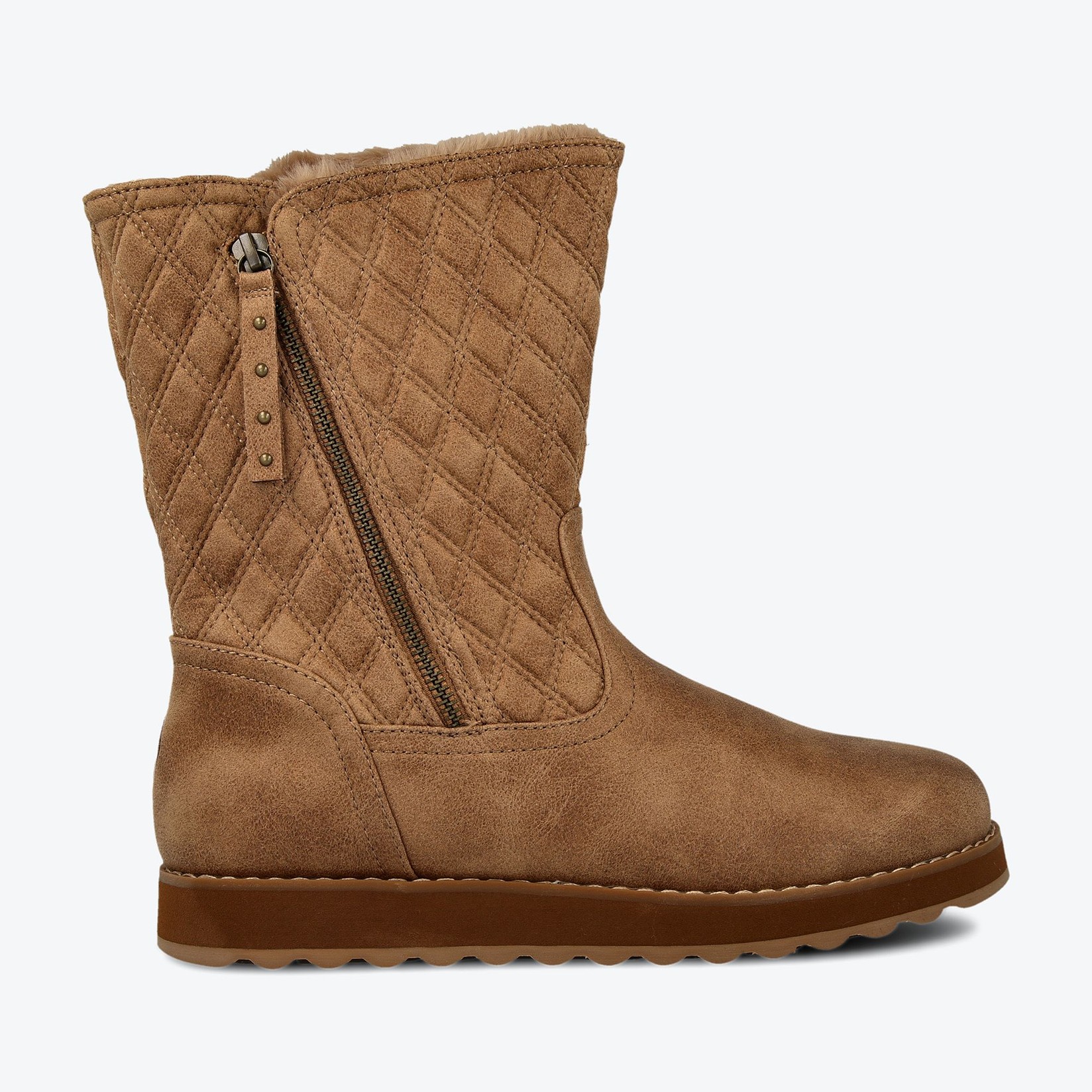 Женски чизми SKECHERS Suppsakes 2.0, кафеави