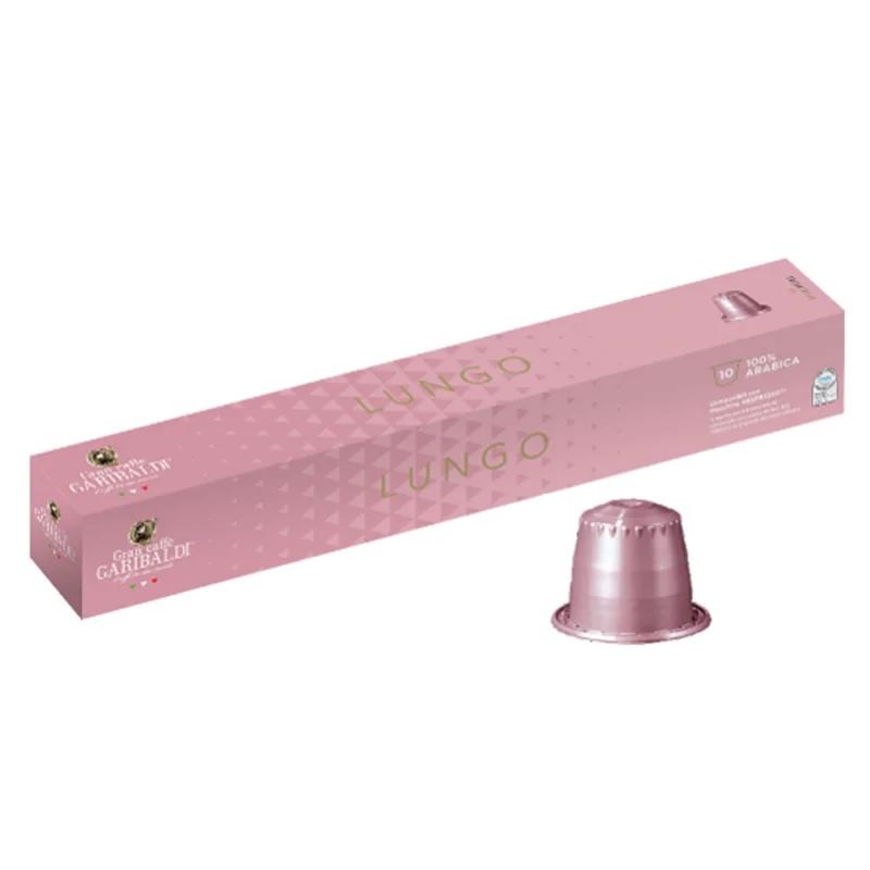 GARIBALDI КАФЕ Капсули Garibaldi Lungo Kompatibilna Na Nespresso 1/10