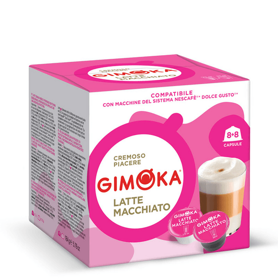GIMOKA КАФЕ Капсули Gimoka Latte Macchiato Dolce Gusto 1/16