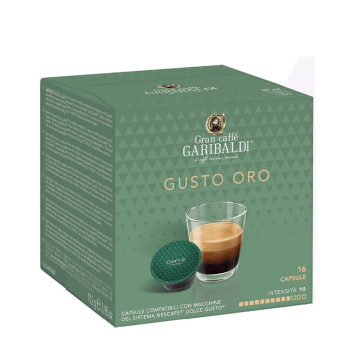 GARIBALDI КАФЕ Капсули Garibaldi Gusto Oro 1/16 Kompatibilna Na Dolce Gusto