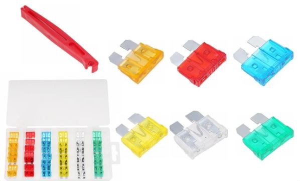 Alfa Electric FUSE1B01, Сет 49 AMP Осигурачи: 5, 10, 15, 20, 25, 30A