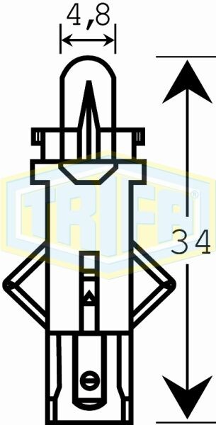 Trifa Сијалица 12V 1,2W BG8.5 202735