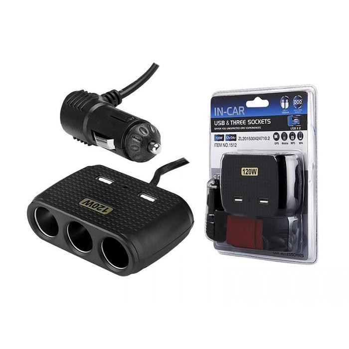 Alfa Electric Разделник за запалка 1/3 120W 1512