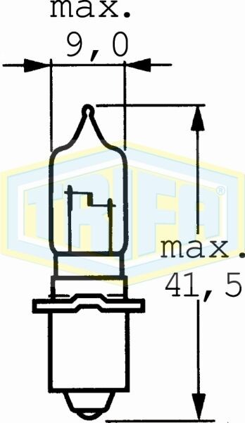 Trifa Сијалица 12V 15W HS2 PX13.5s 00412