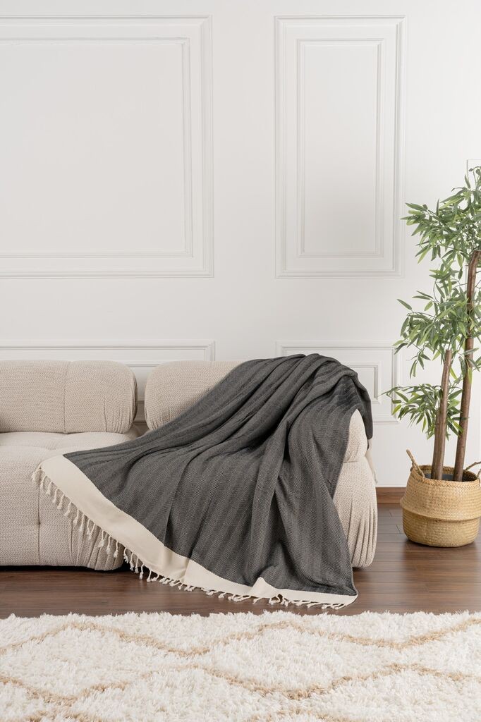 Прекривка L'essentiel Maison Baliksirti, 150x200 cm, антрацит