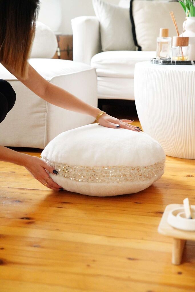 Аберто Дизајн Декоративна перница Пелус, бела