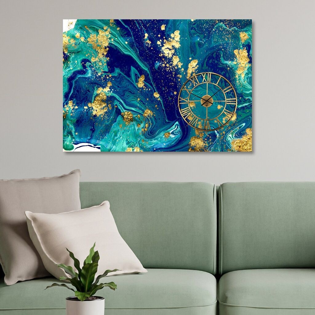 Wallity dzиден часовник ST468034400, 50x70 см, шарен