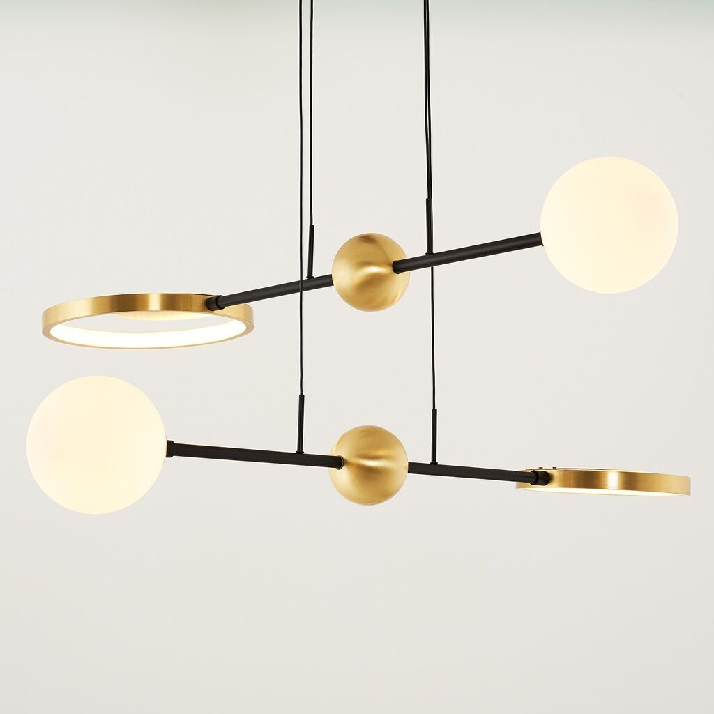 Opviq Luster L1224, црно-златна боја