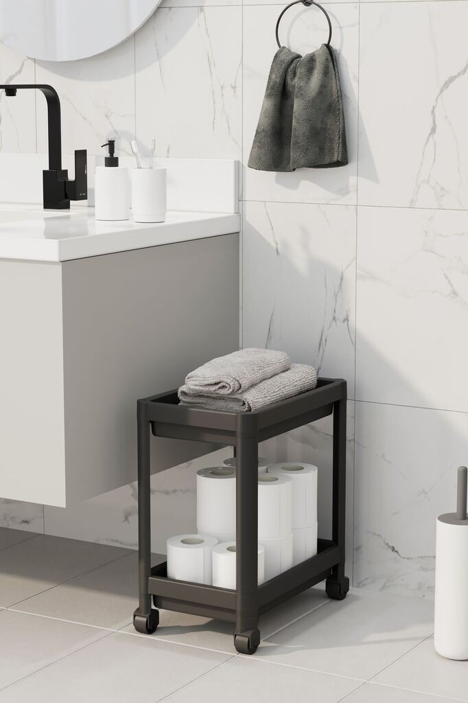 Полица за складирање Aberto Design TKRLKKT-2K-3, 23x36x40 см, црна