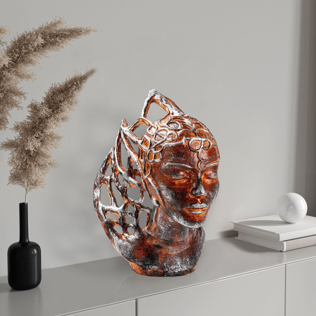 Декоративна фигура Тајгета од Аберто Дизајн, бакарна боја