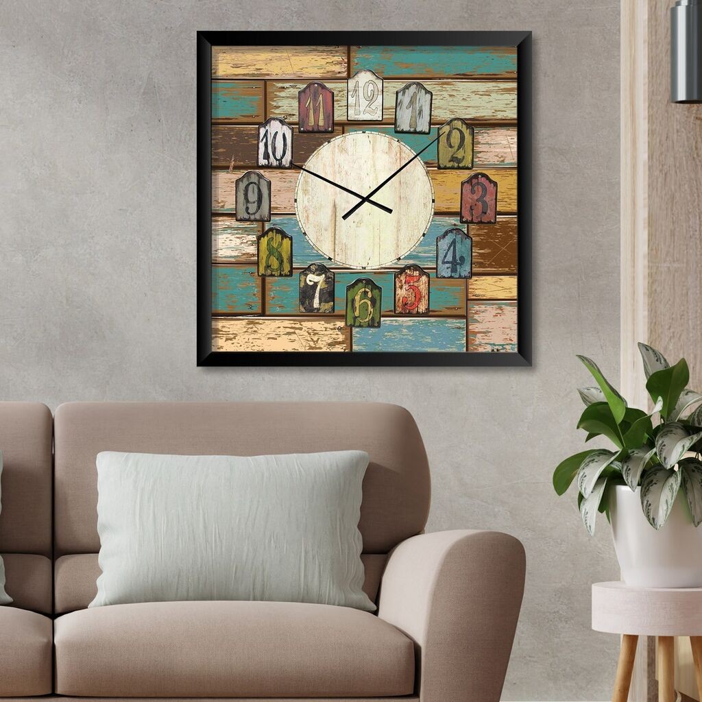 Wallity декоративен dzиден часовник STMDF11, 45x45 см