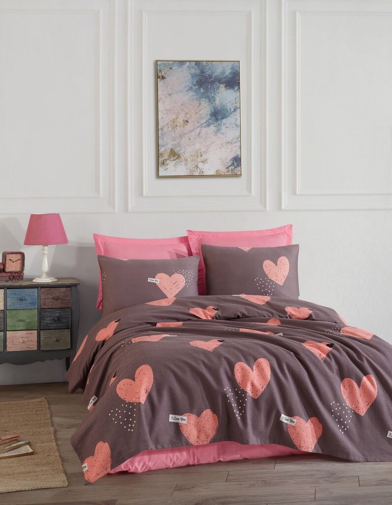 L'essentiel Maison Set Прекривка и мртовечница Jana, 200x230 cm, Rosy