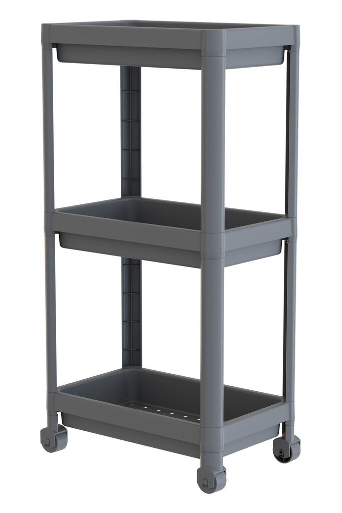 Полица за складирање Aberto Design TKRLKKT-3K-1, 70x36x23 см, бела