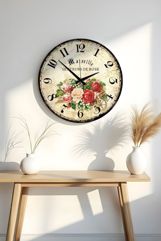 Wallity декоративен dzиден часовник Huhuas00024, 50x50 см