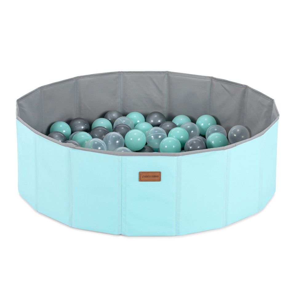Aberto Design Ball базен за деца Katlanir Top Havuzu 90, Menta