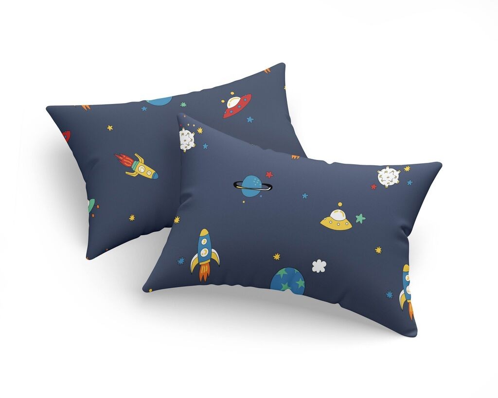 Комплет навлаки за перници L'essentiel Maison Uzay, 50x70 cm, темно сина