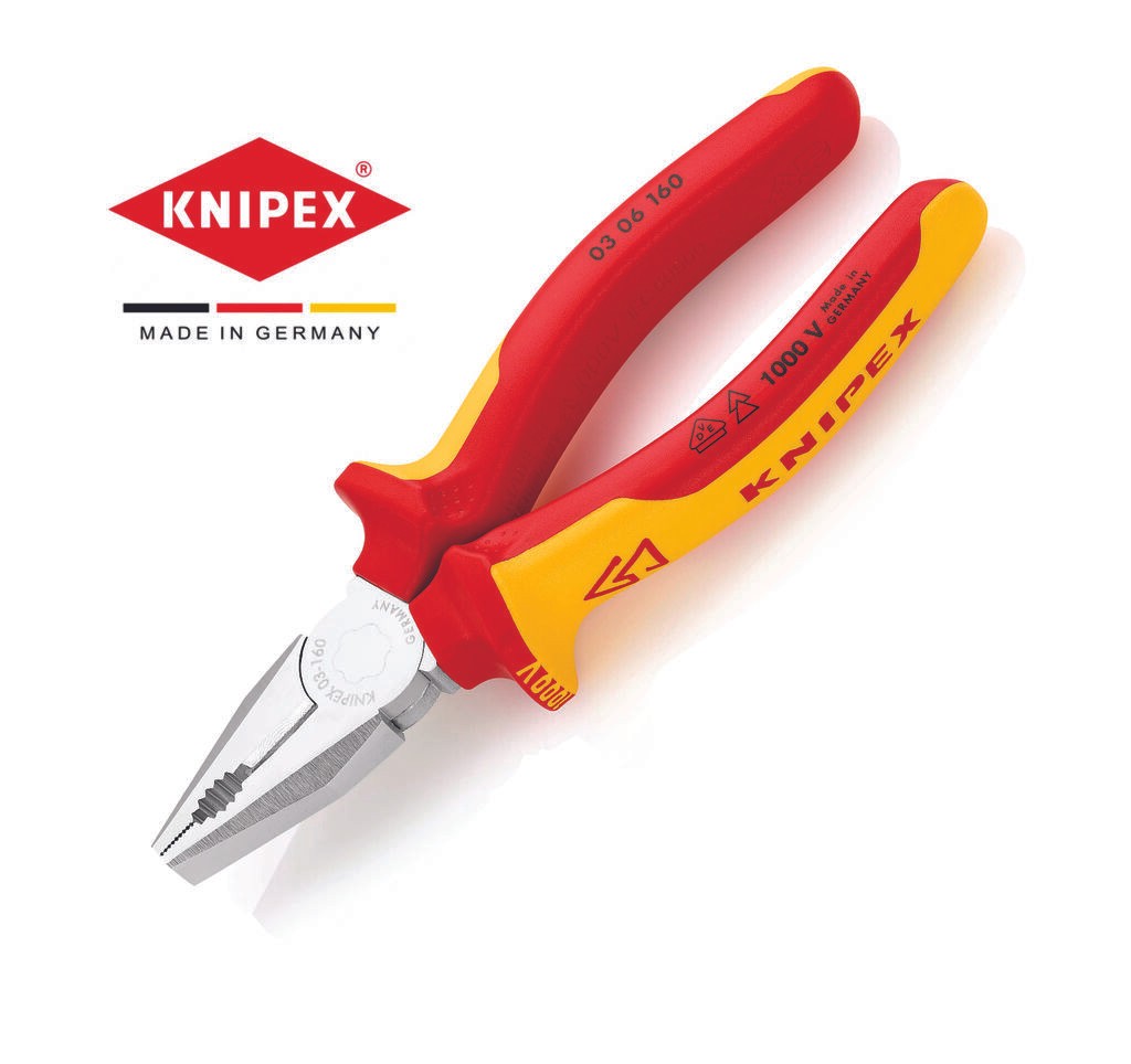 KNIPEX Комбинирана клешта 160мм VDE 1000V Knipex  03-06-160
