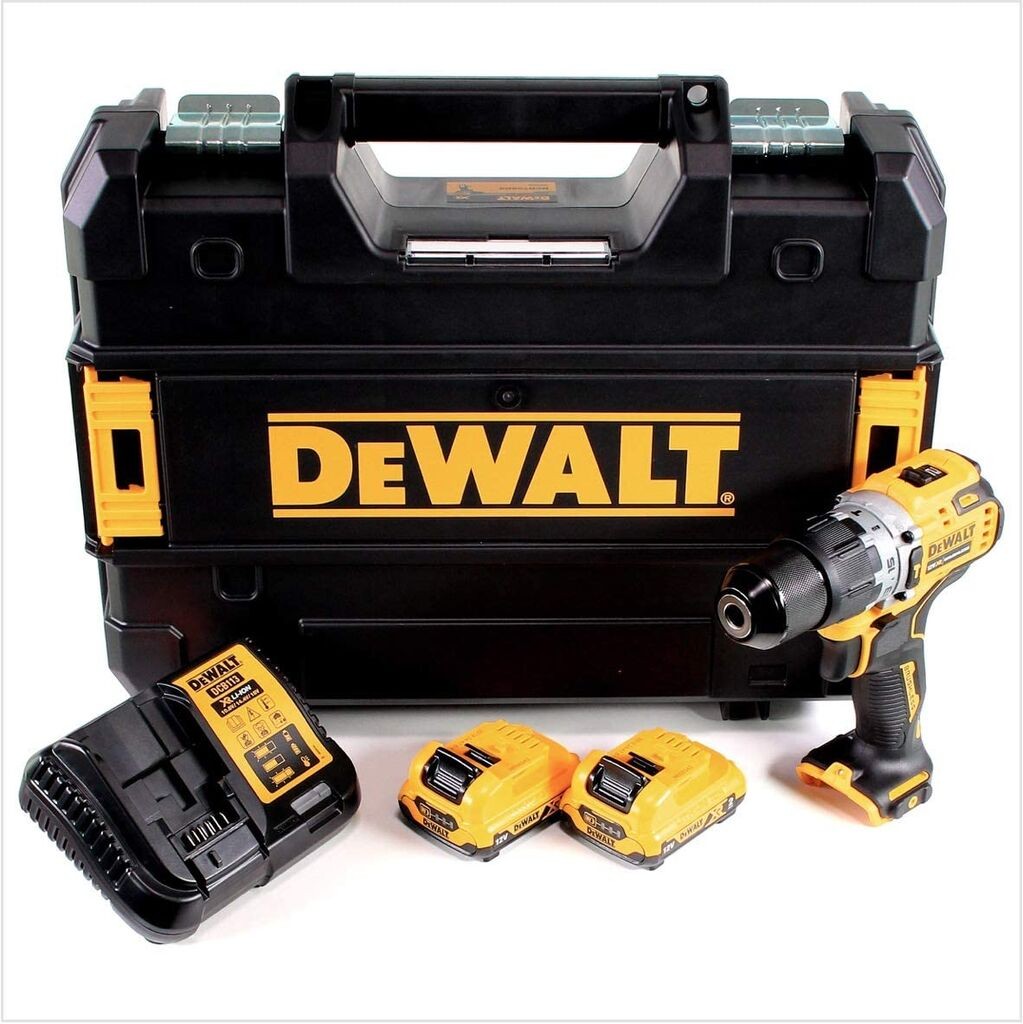 DeWALT Акумулаторска вибрациона дупчалка/одвртувач 12V 2Ah Brushless TSTAK  DCD706D2-QW